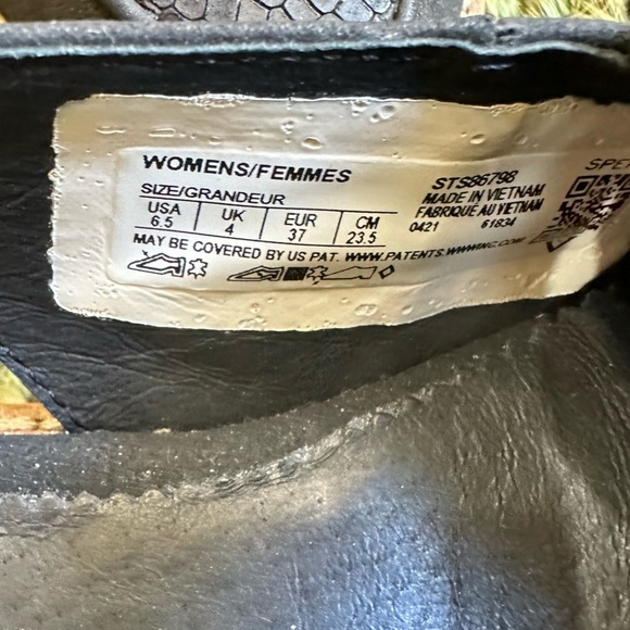 Sperry Saybrook Slingback Suede Leather Black Size 6.5 NWOB - Picture 8 of 9